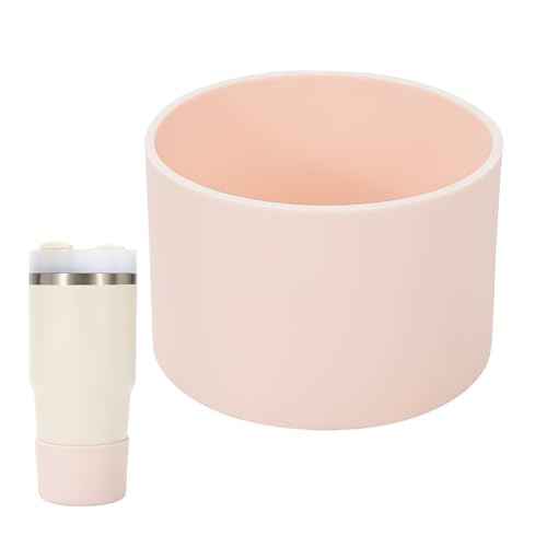 Boot for 14 oz Stanley Cups, Silicone Boot for Stanley Quencher 14 Ounces, Bottom Protector Accessory for 14oz Stanley's Tumbler (Rose Quartz, 14 Ounces)