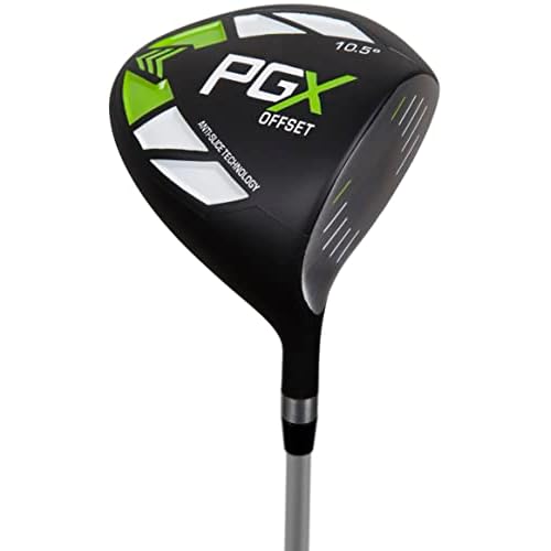 Pinemeadow Golf PGX Offset Driver (Ladies, Right Hand, Graphite, Ladies Flex) Black/Green/White