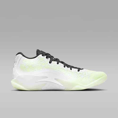 Jordan Zion 3 Men's Shoes (DR0675-106, White/University RED/Cement Grey)