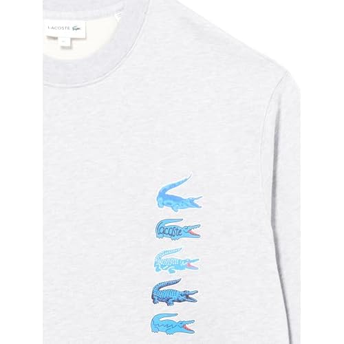 Lacoste Men's Tall Fit Monogram Print Sweatshirt