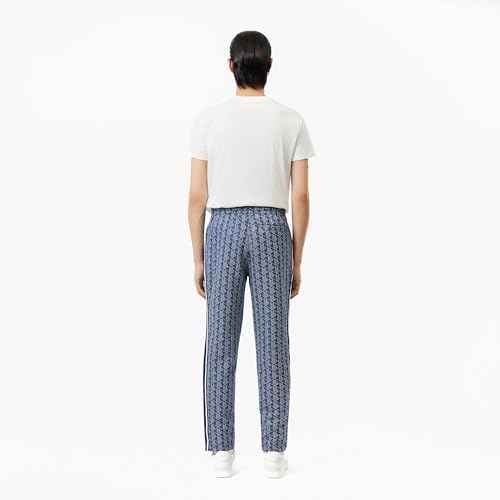 Lacoste Men's Vintage Fit Printed Monogram Track Pant
