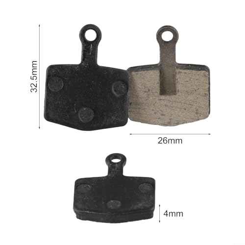Disc Brake Pads Set Compound Sintered Metal High Performance for Mountain Road Urban Bike Heat Dissipation Noise Reduction