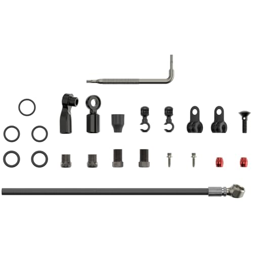 SRAM Disc Brake Hose Kit - Flat Mount, Beveled Banjo, 2000mm