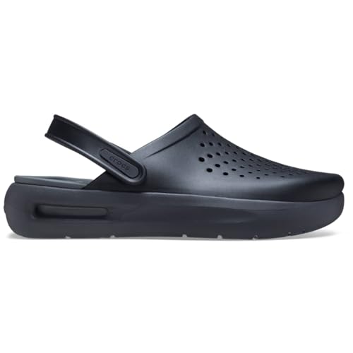 Crocs Unisex-Adult Inmotion Clogs, LiteRide Comfort, Slip On Shoes for Women and Men, Black, 15 Women/13 Men