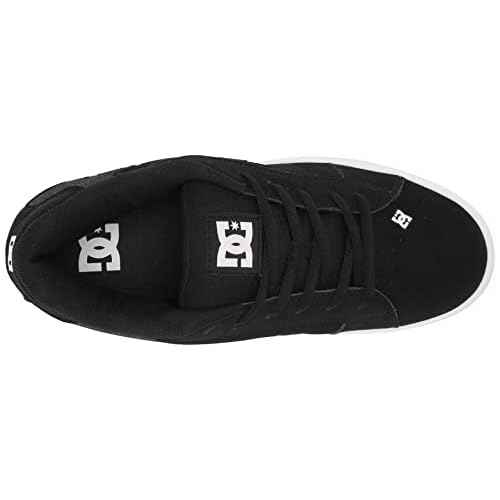 DC Men's Net Skate Casual Shoe, Black/Armor/Black, 13