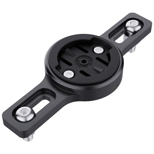 DDJ Bike Cargo Rack Mount, Compatible with Garmin Varia RTL515, RTL510, RVR315, Magene L508, for (60-85mm) 2.36-3.34 Inch Bicycle Rear Racks, Made of Durable Steel and ABS, with Installation Tools