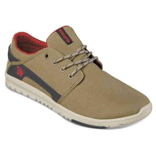 Etnies Men's Scout Sneaker Skate Shoe, Brown/Black, 9