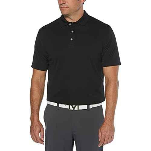 Callaway Men's Short Sleeve Core Performance Golf Polo Shirt with Sun Protection