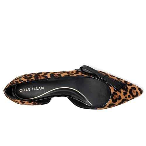 Cole Haan Women's Noella Bow Skimmer, Leopard Print, 7.5-B US