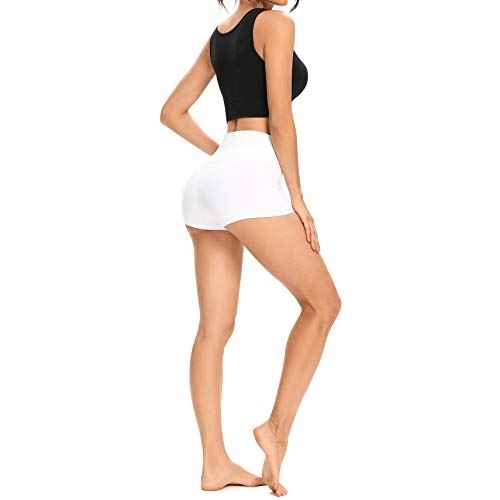 LXNMGO Women's 2"/7" High Waist Yoga Shorts Tummy Control Workout Running Biker Volleyball Shorts for Women with Side Pockets