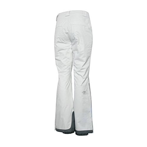 Columbia Women's Arctic Trip Snow Omni Heat Waterproof Pants, White, Large