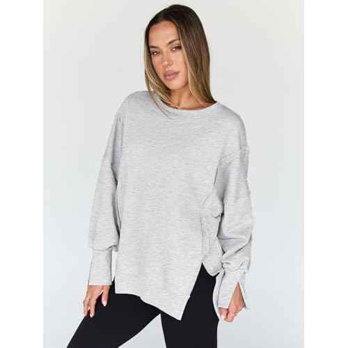 Trendy Queen Womens Oversized Sweatshirts Hoodies Crewneck Shirts Fall Outfits Teen Girls Y2k Winter Clothes