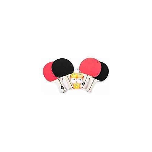 STIGA Performance 2 and 4-Player Ping Pong Paddle Set - Includes Performance Level Table Tennis Rackets and 3-Star ITTF Approved Balls