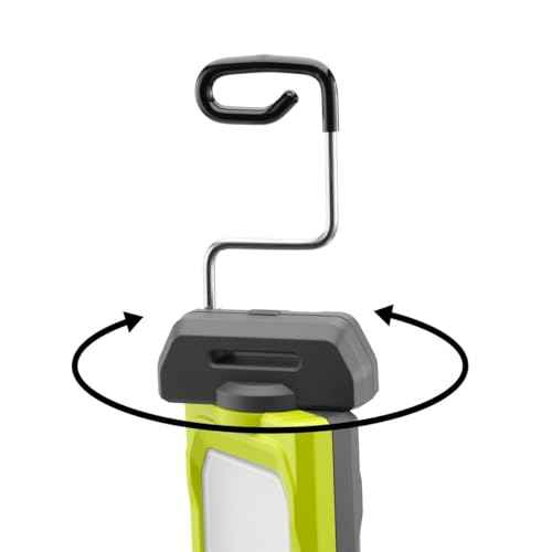 RYOBI 18V ONE+ LED Workbench Shop Light 18 Volt Flashlight, Green