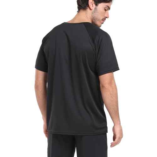 1/5 Pack Running Shirts Men Sport Tops Dry Fit Gym Wicking Athletic T Shirts Breathable Cool Workout Shirts