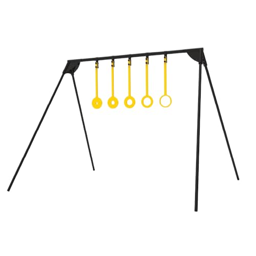 Caldwell AR500 Steel Target Kits with Target Stand, Rifle Rated, 1/4"-3/8" Steel, for Range, Practice Shooting, and Outdoors