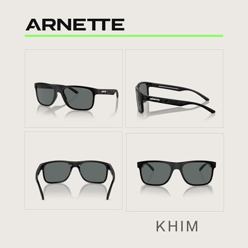 ARNETTE Khim AN4341 Square Sunglasses for Men +BUNDLE with ACCESSORY EYEWEAR KIT