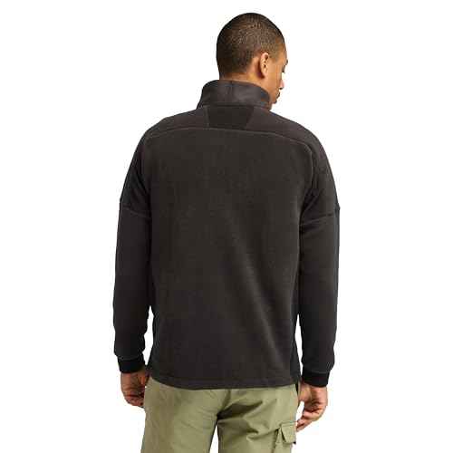Timberland mens Polartec Mix Media Full Zip Fleece