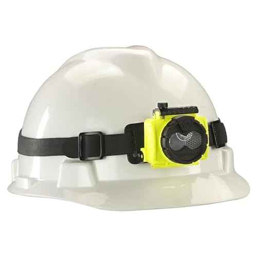 Streamlight 61600 Double Clutch USB 125-Lumen Multi-Fuel LED Headlamp with Elastic Head Strap, Rubber Hard Hat Strap, and USB Cable, Yellow