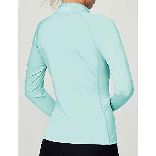 Ewedoos Rash Guard for Women UPF50+ UV Sun Protection Clothing SPF Shirts Long Sleeve Swim Shirts for Woman with Pockets