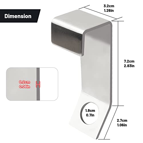 Cooler Lock Bracket, 2 Pack, Compatible with Yeti/RTIC Coolers, Tie Down Kit Made of Premium Stainless Steel