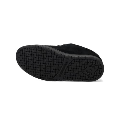 DC Men's Court Graffik SE Skate Sneaker Shoe, Black/Black/Grey, 13