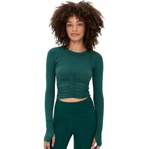 Free People Womens Tempo Ruched Long Sleeve