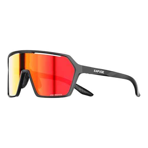 KAPVOE Polarized Cycling Glasses Men Women Sports Sunglasses Mountain Bike Baseball MTB Running Fishing Golf Driving - K335