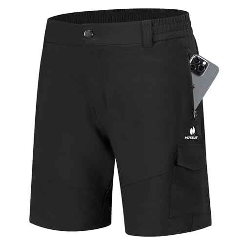HOTSUIT Quick Dry Men's Lightweight Hiking Casual Cargo 9" Shorts with 5 Pockets
