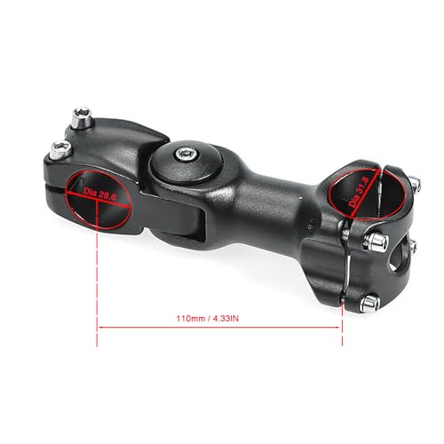 COTOUXKER Bike Stem Riser, Bicycle Handlebar Risers Extender for 28.6mm Fork Stem Increase Height