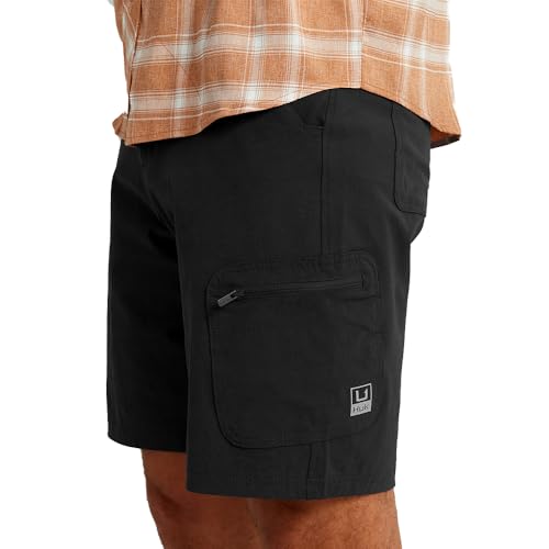 HUK Mens Next Level 10.5" Short, Quick-Drying Fishing Shorts for Men