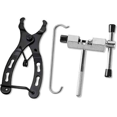 Bike Chain Tool 3 Pcs, Bicycle Link Plier + Chain Drift Tool + Chain Hook Chains Breaker Bikes Chain Removal Tools