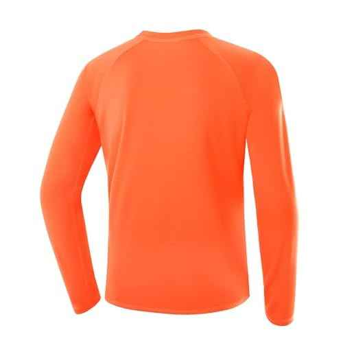 Boys Rash Guard Long Sleeve UPF 50+ Kids Swim Shirts Youth Quick Dry Sun Water Shirt for Fishing