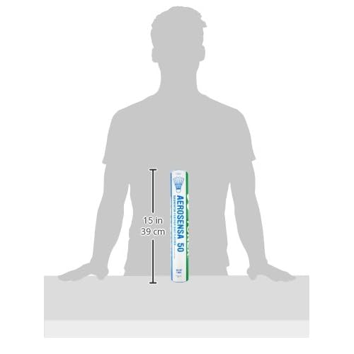 YONEX AEROSENSA 50 Championship Tournament, White, 1 Dozen, 1 Tube, 3 (AS503)