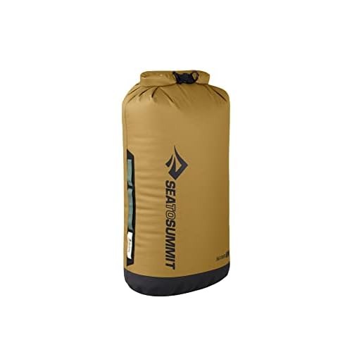 Sea to Summit Big River Dry Bag, Heavy-Duty Dry Storage, 35 Liter, Gold Brown
