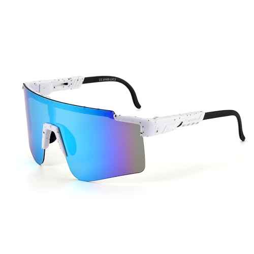 Cycling Glasses for Youth Women & Men, Baseball Sunglasses UV400 Lens - Ideal for Hiking, Running, Fishing, Skiing