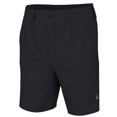 HUK Men's Next Level Pattern 7", Quick-Drying Fishing Shorts