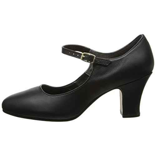 Capezio Manhattan Character Shoe, Black, 4 M