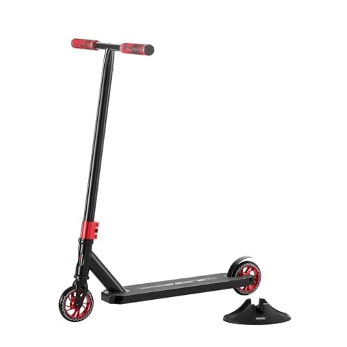 VEVOR Stunt Scooter, Pro Complete Trick Scooters for Kids Ages 11-13 Years, Teens, Adults, Boys, and Girls, Freestyle Street Rider for Intermediate and Beginner, Double Layer Lightweight Aluminum Deck