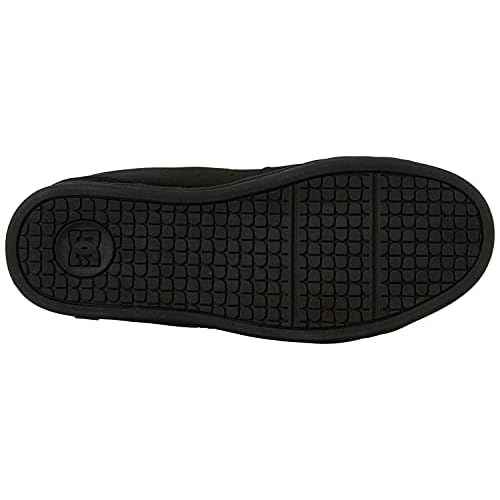 DC mens Net Skate Shoe, Black/Black/Black, 13 US