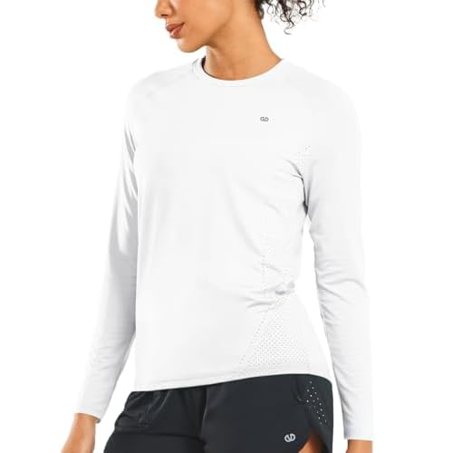 ALLZERO Women's UPF 50+ Long Sleeve Sun Shirts Quick Dry SPF Shirts for Workout Hiking Fishing Rash Guard