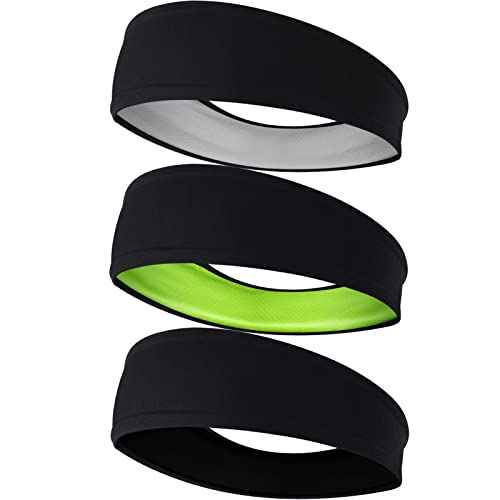 EasYoung Men's Headbands, Sweat Wicking Men's Headbands, Mens Sport Headbands for Running or Fitness, Non-Slip, Breathable