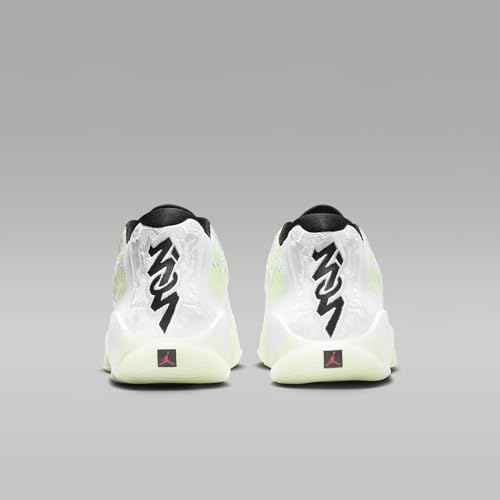 Jordan Zion 3 Men's Shoes (DR0675-106, White/University RED/Cement Grey)