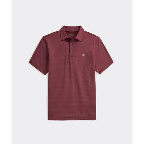 vineyard vines Mens St. Jean Stripe Sankaty Performance Polo