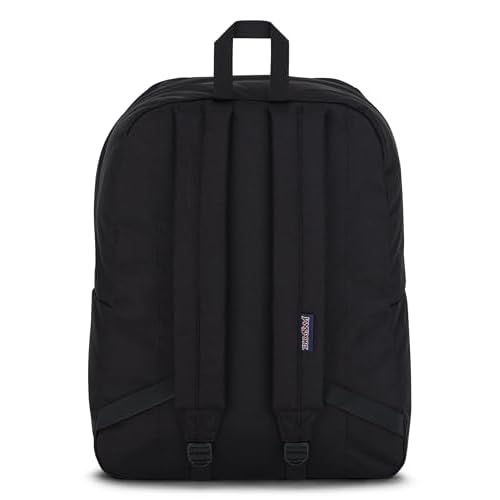 JanSport SuperBreak One Backpacks - Durable, Lightweight Bookbag with 1 Main Compartment, Front Utility Pocket with Built-in Organizer - Premium Backpack, Black