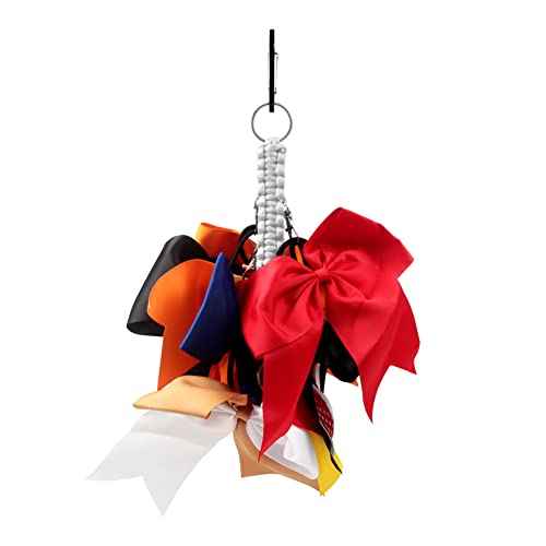 Hooshing Cheer Bows Holder, Handmade Carabiner Paracord Keychain for Teen Girls Cheerleading Sports