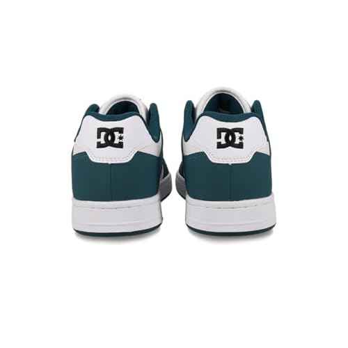 DC Men's Manteca 4 Skate Shoe, Teal/White/Black, 14