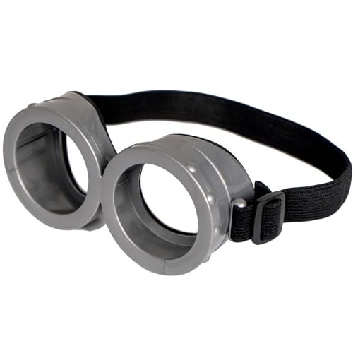 2 Pack Halloween Goggles for Adult Kids Round Goggles Glasses Costume Accessories for Men Women Cosplay Party Set