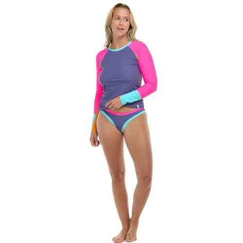 Body Glove Women's Standard Sleek Long Sleeve Rashguard with UPF 50