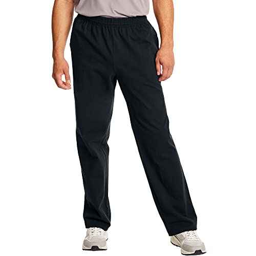 Hanes Mens Essentials Jersey Sweatpants, Cotton Lounge Pants with Pockets for Men, 32¡±